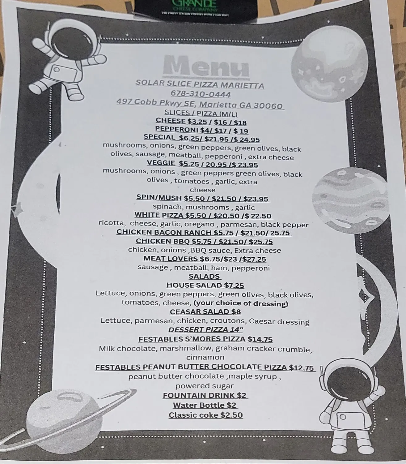 Menu 4