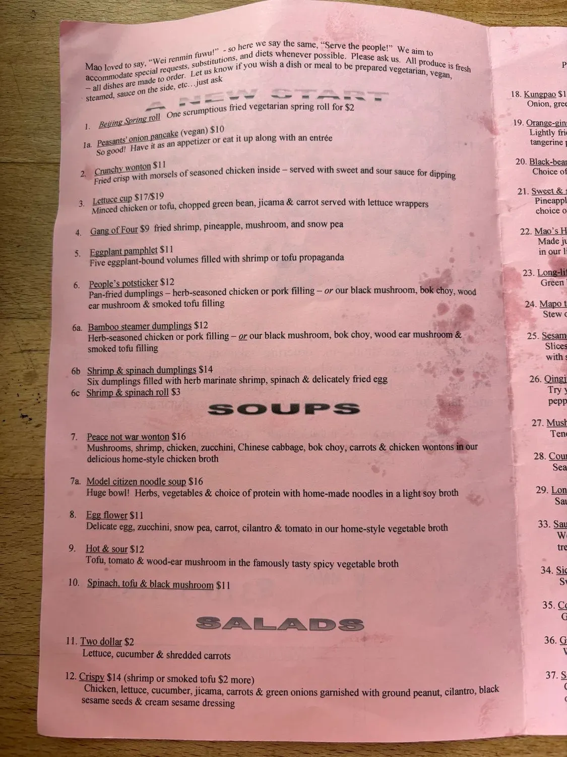 Menu 4