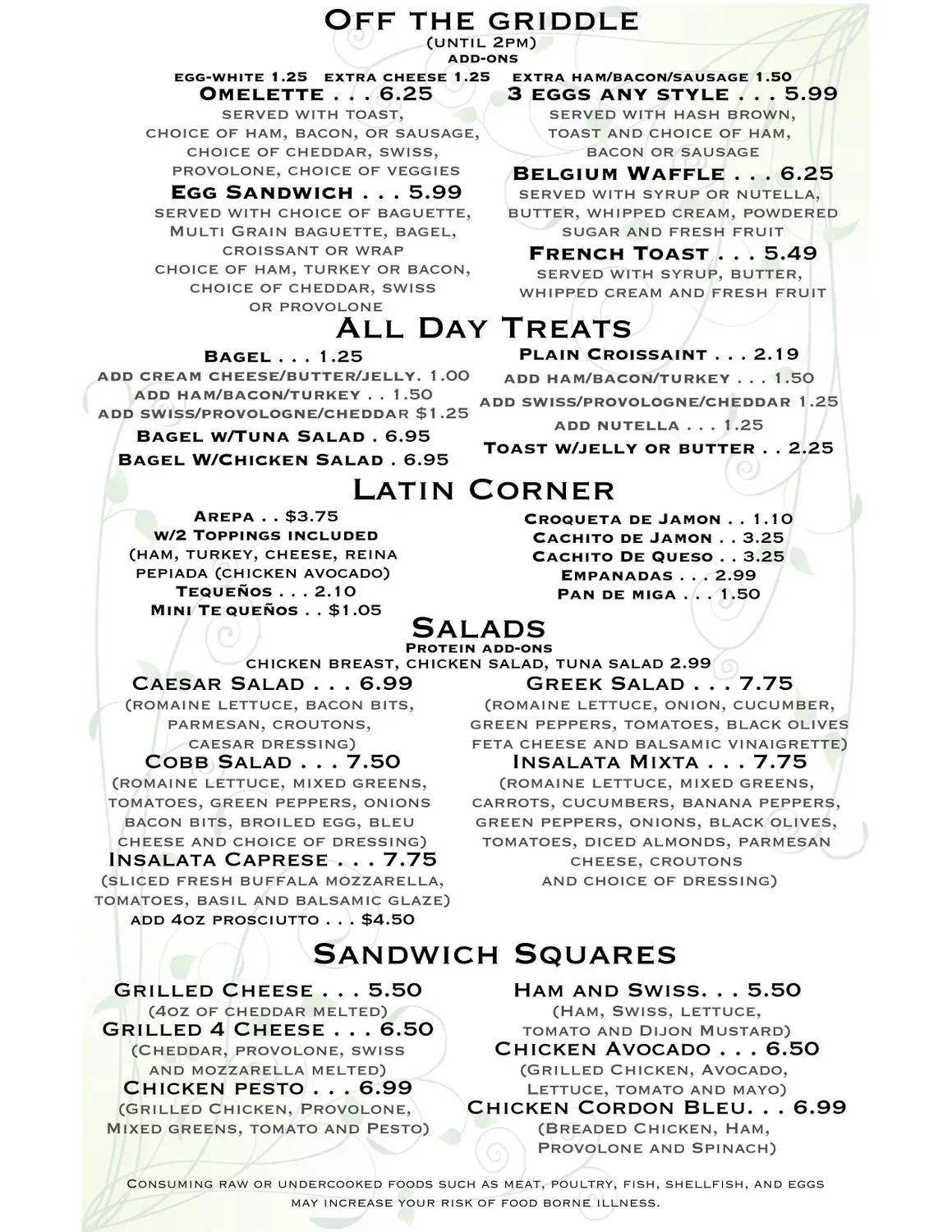 Menu 3