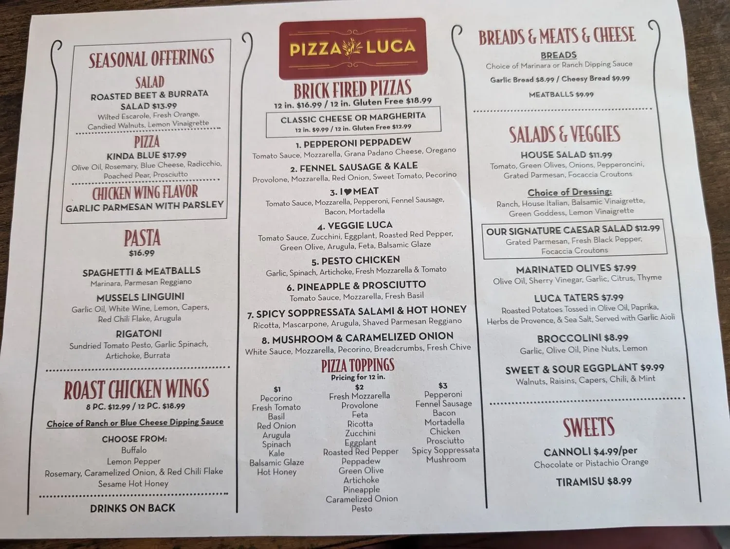 Menu 3