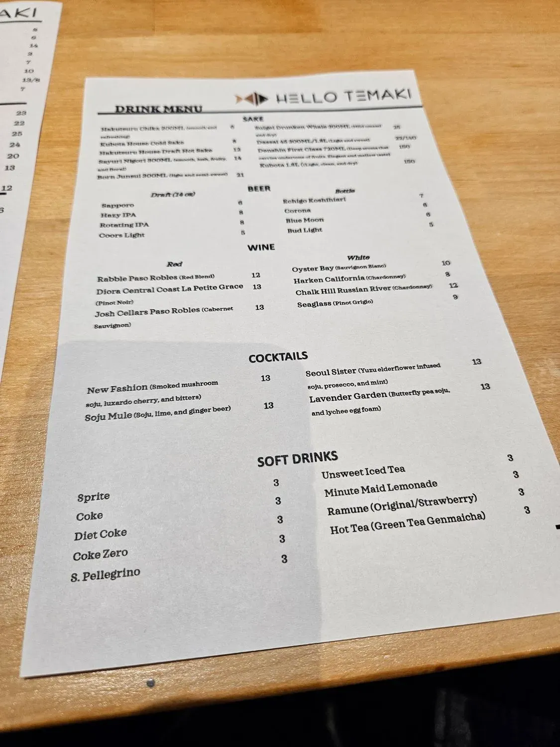 Menu 6