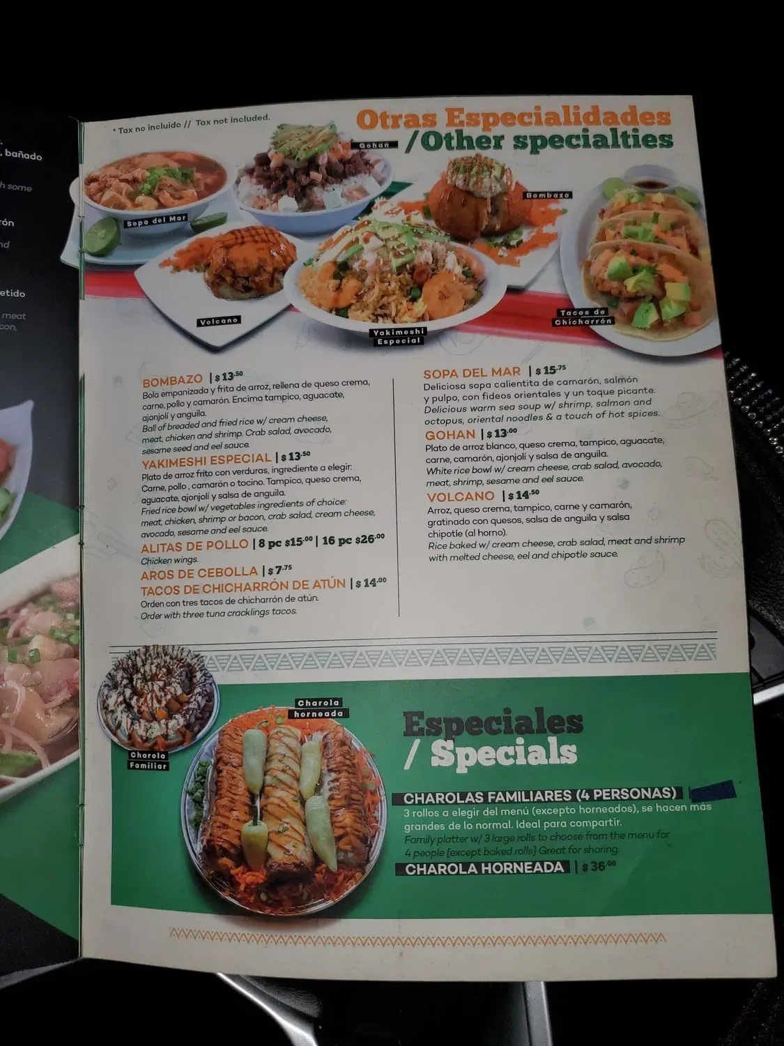 Menu 5