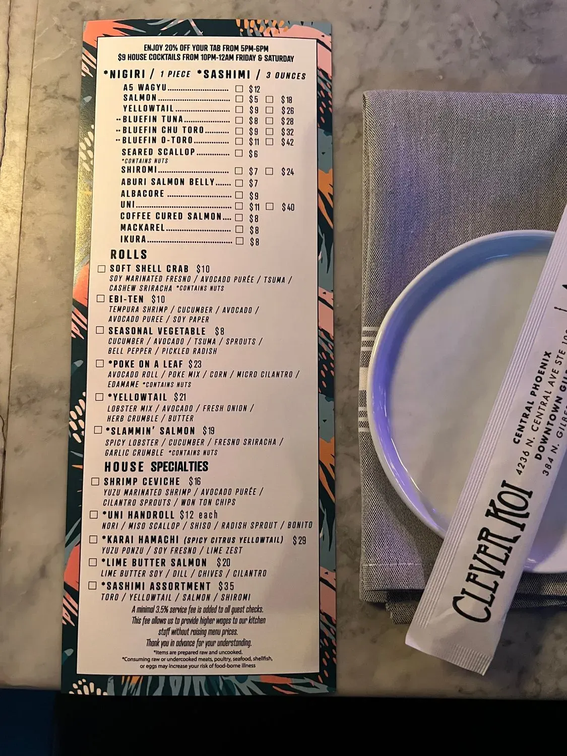 Menu 4