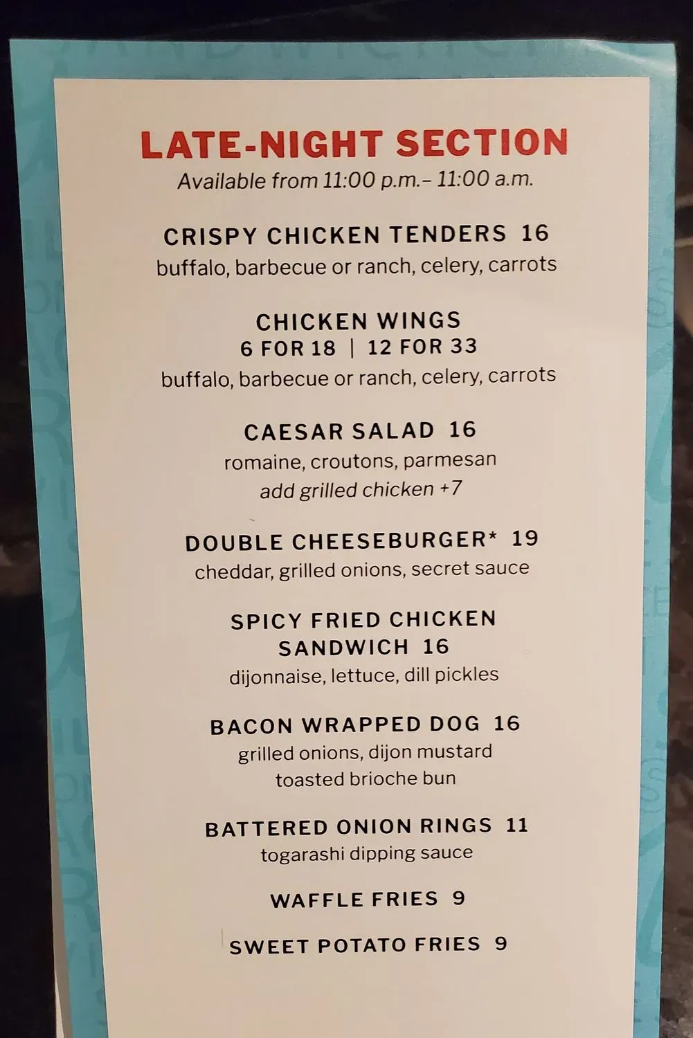 Menu 2