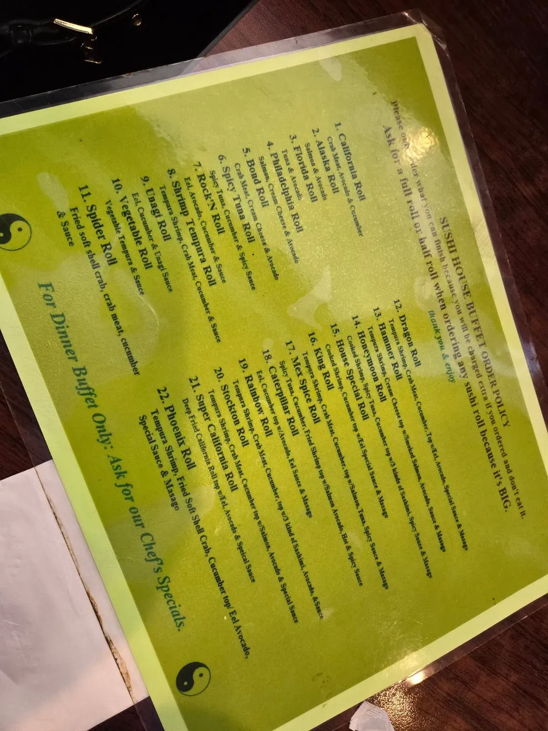 Menu 2