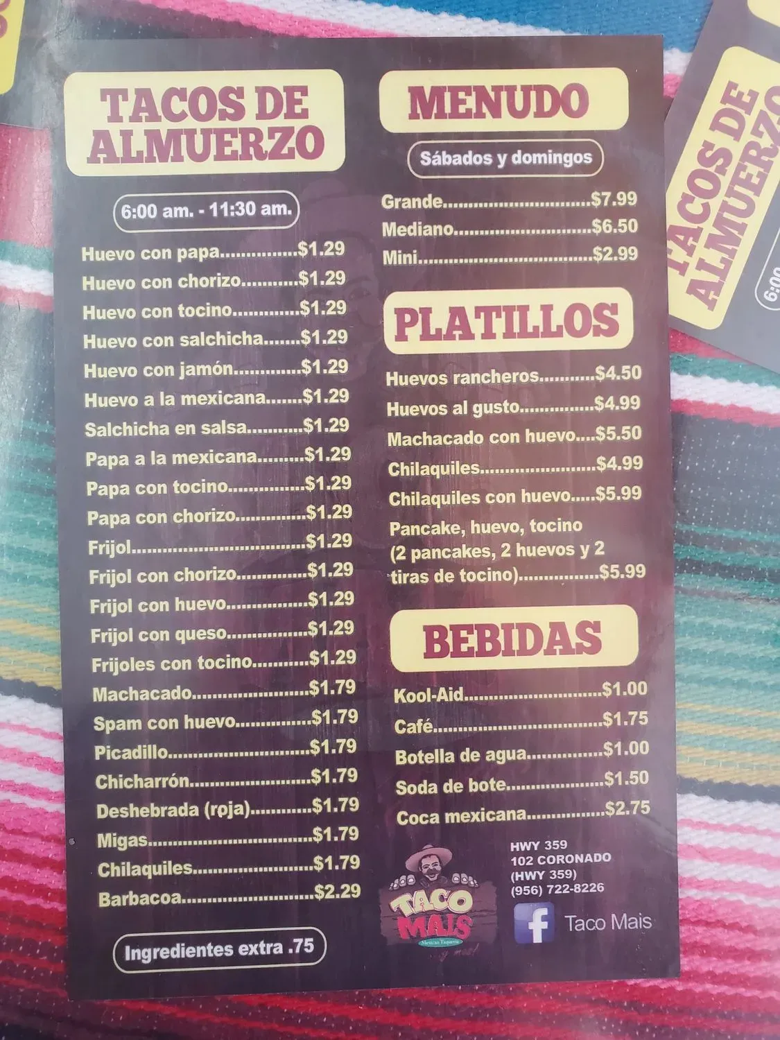 Menu 2