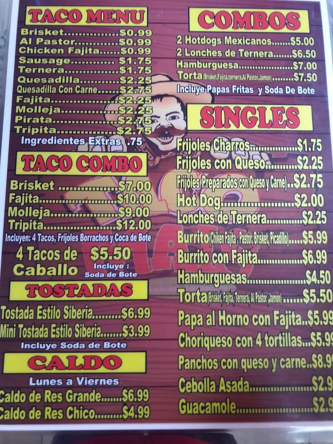 Menu 2