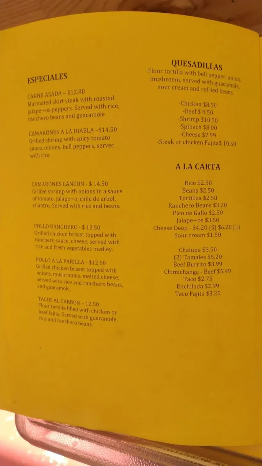 Menu 6