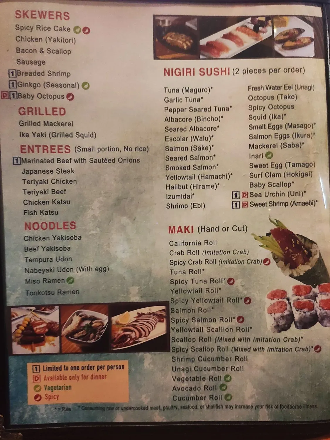 Menu 5