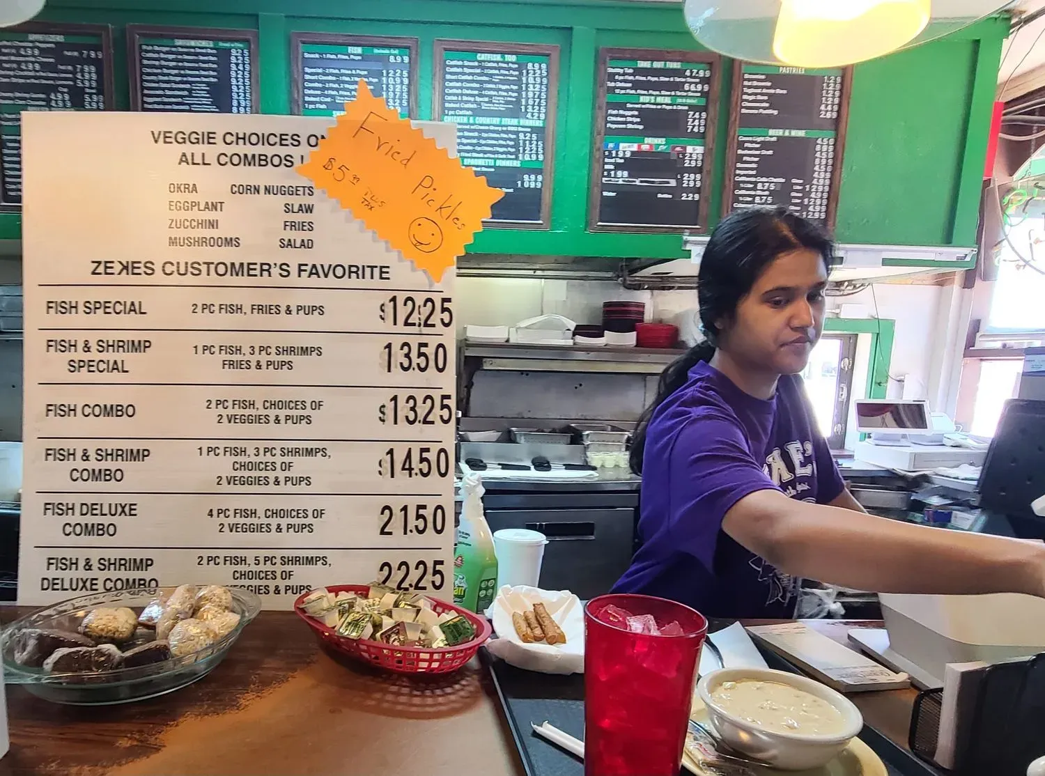 Zeke's Fish n Chips Menu - Updated November 2025