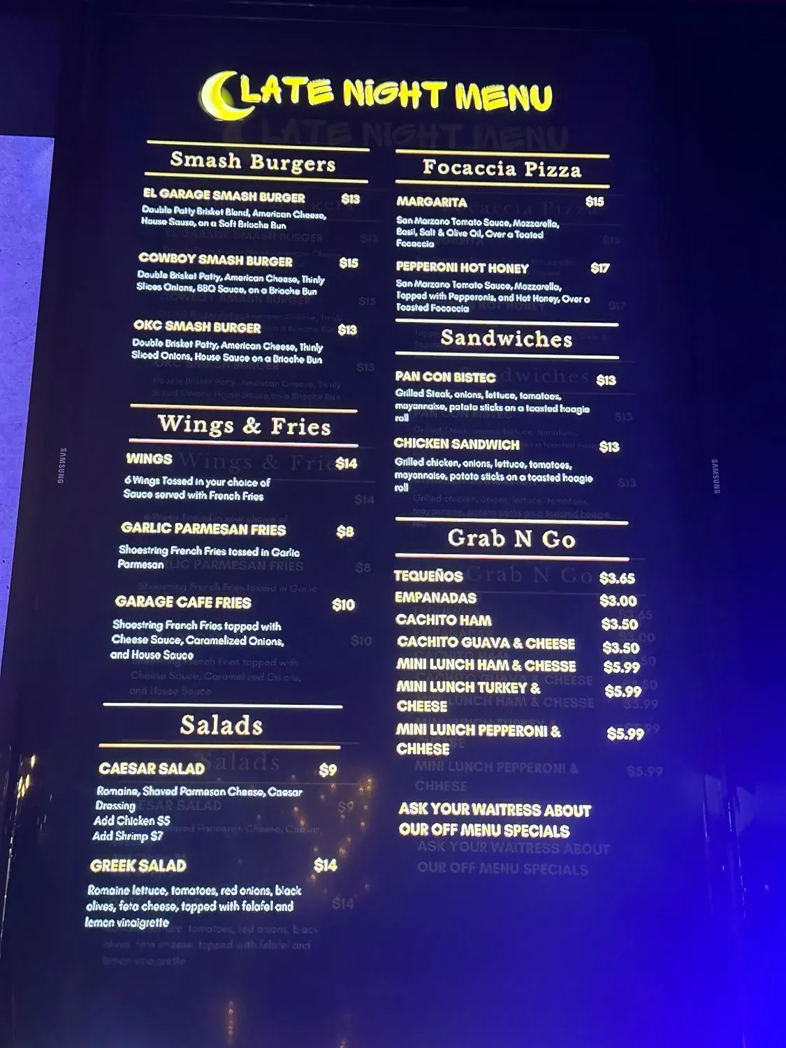 Menu 2