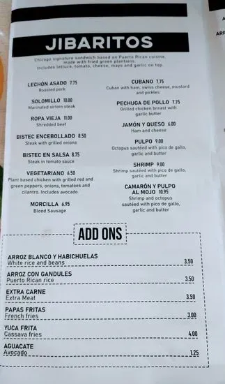 Menu 2