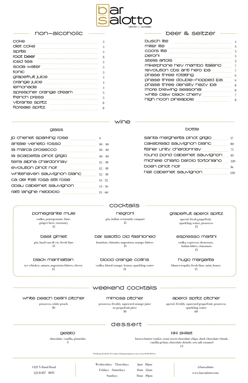 Menu 4