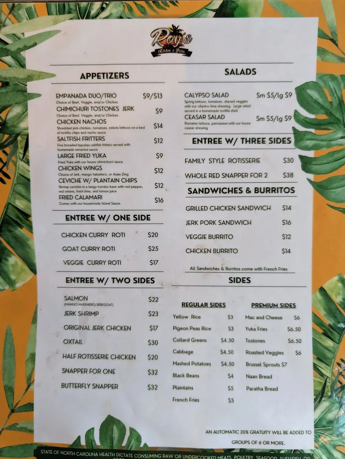 Menu 3