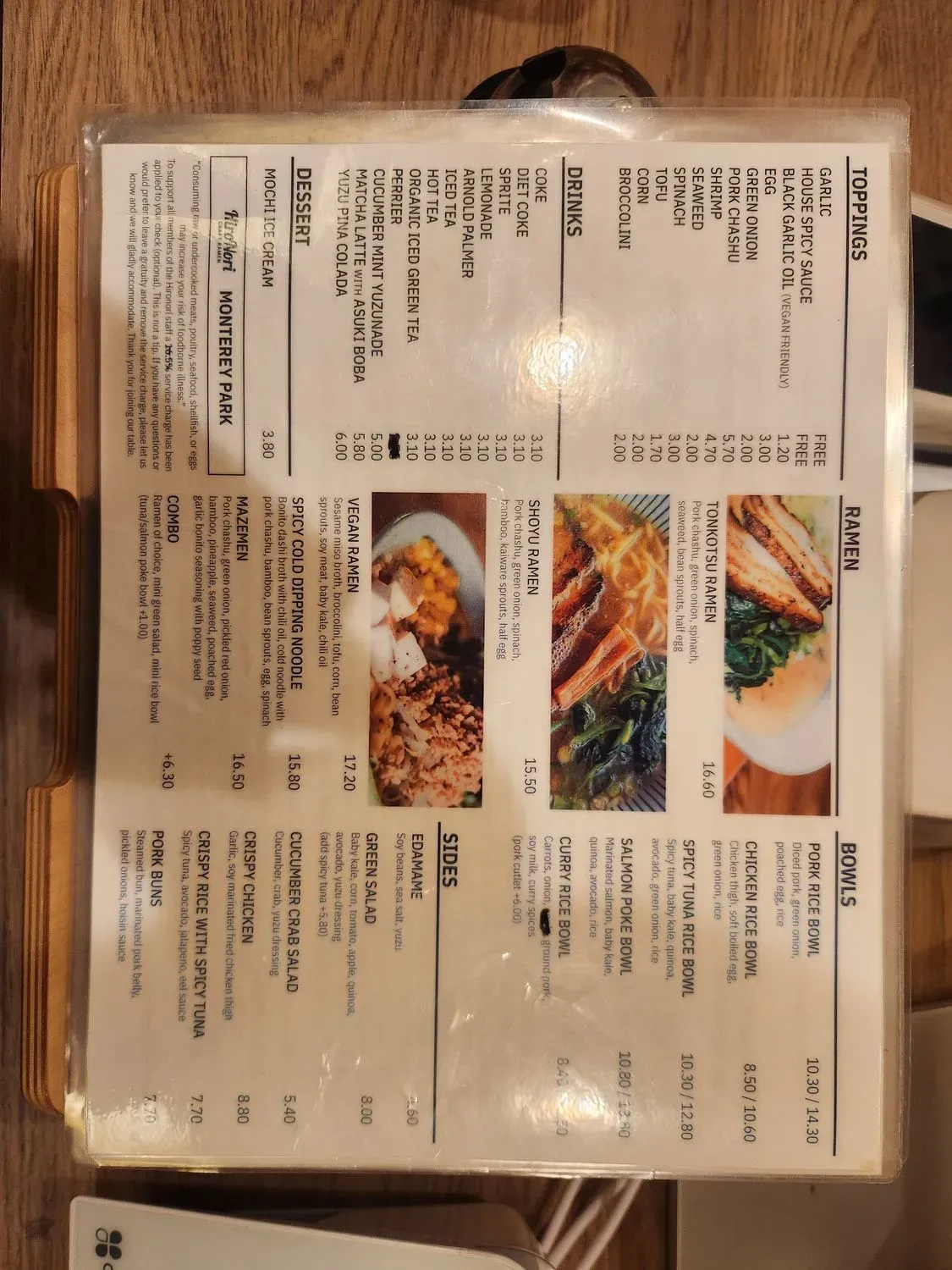 Menu 4