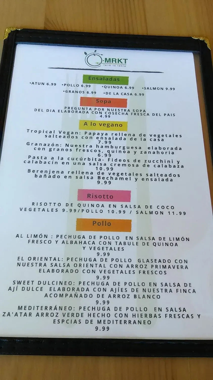 Menu 4