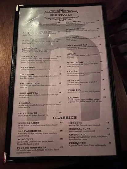 Menu 4