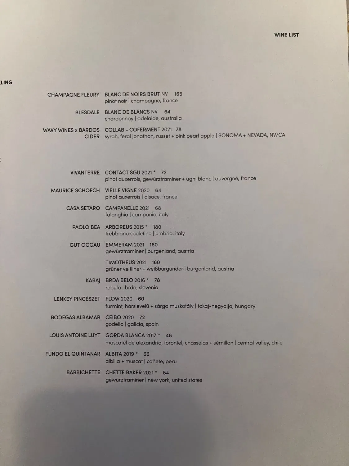 Menu 6