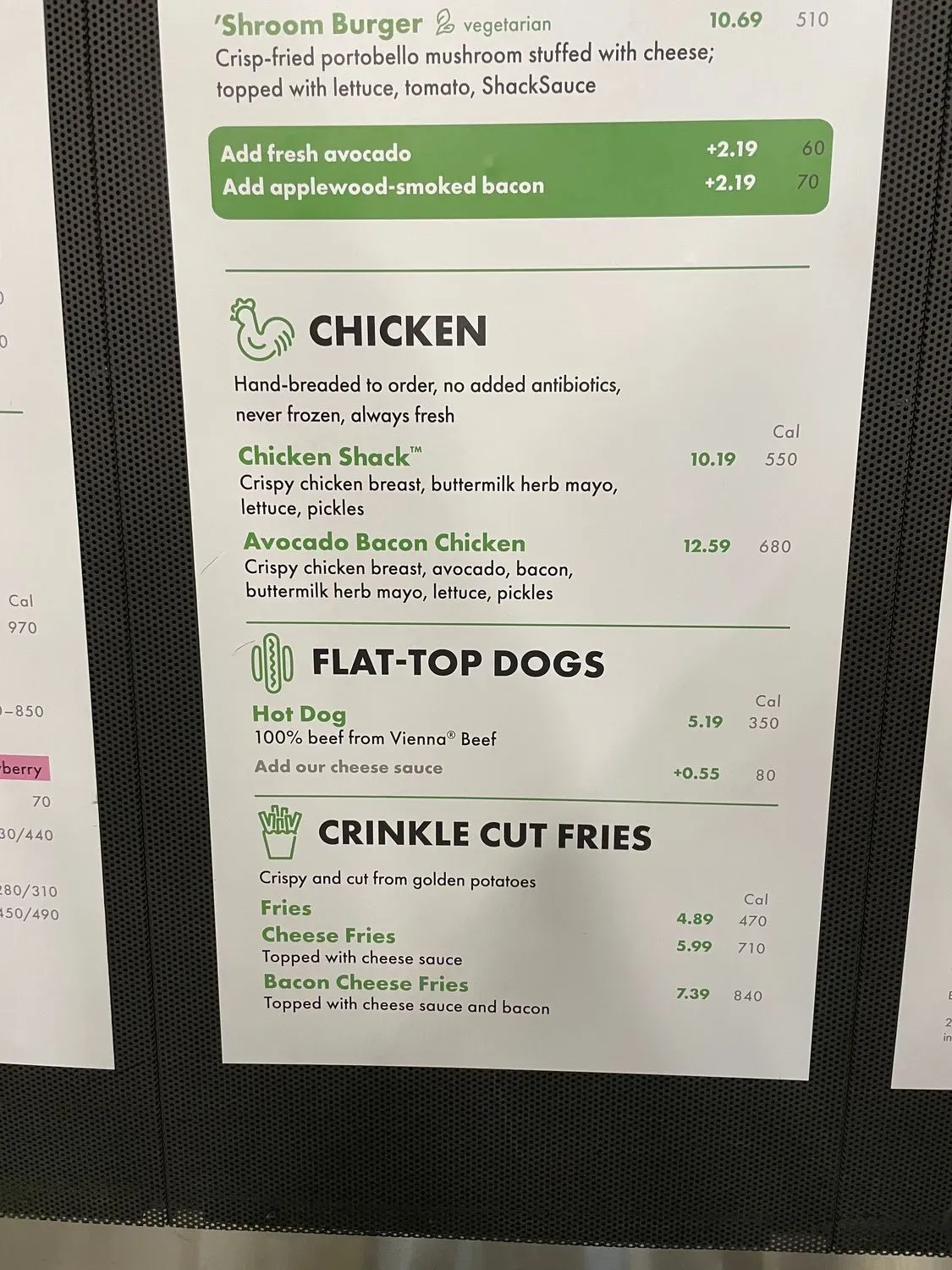 Menu 5