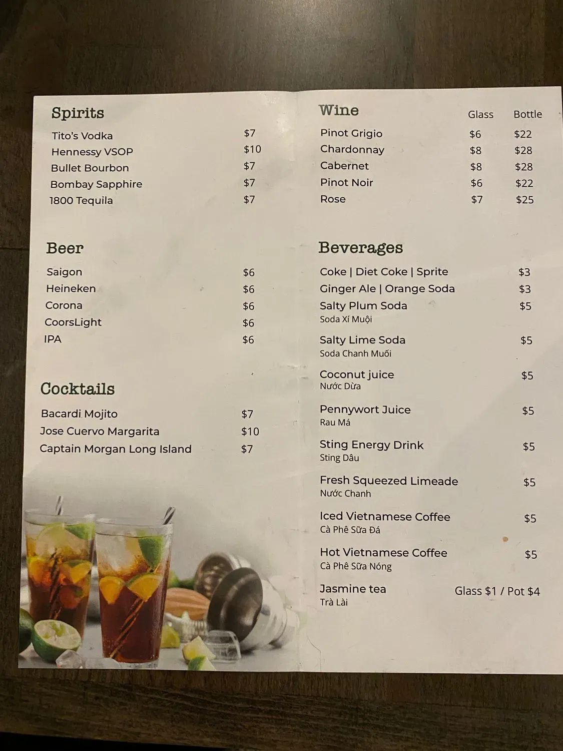 Menu 4