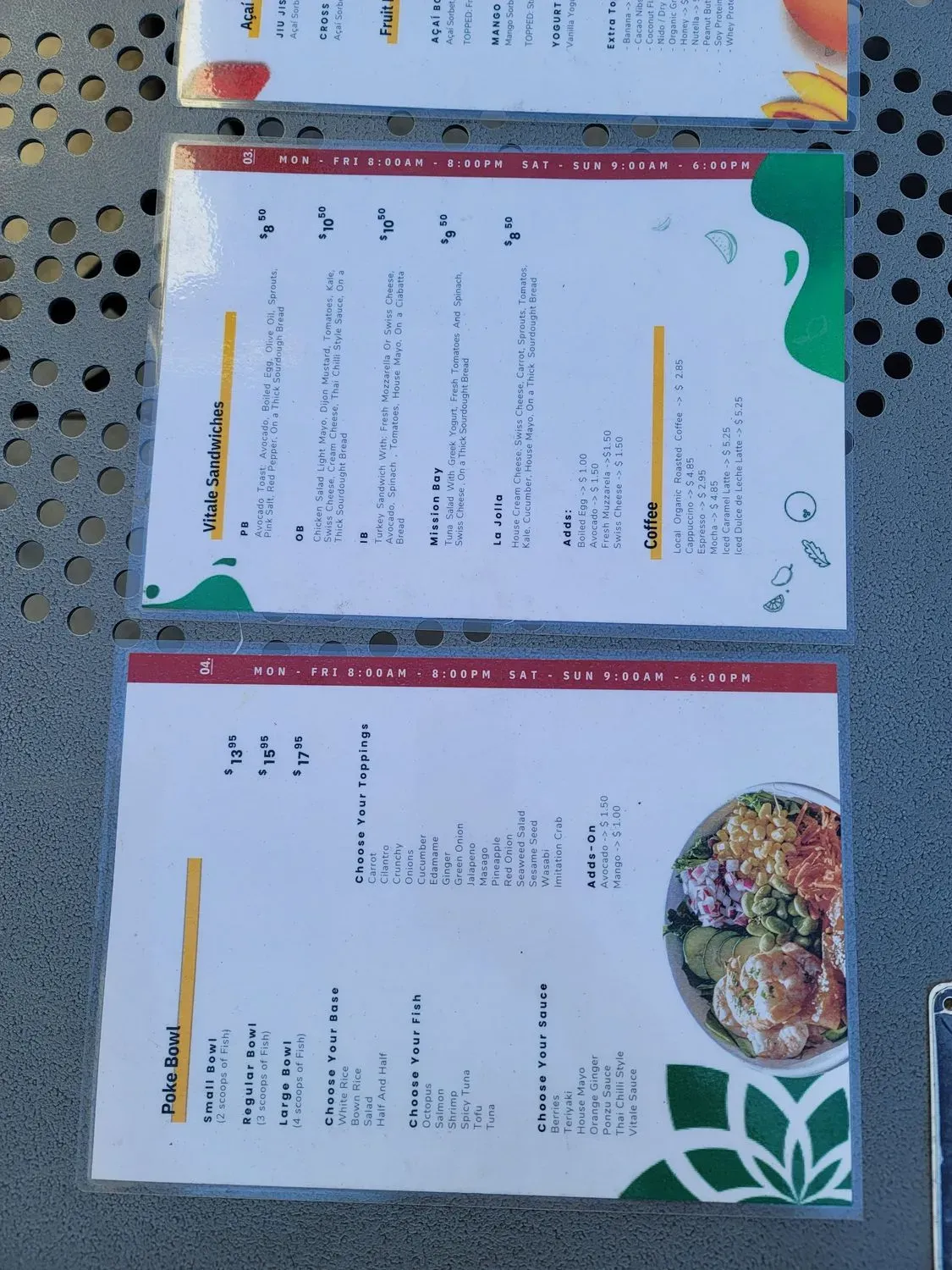 Menu 3