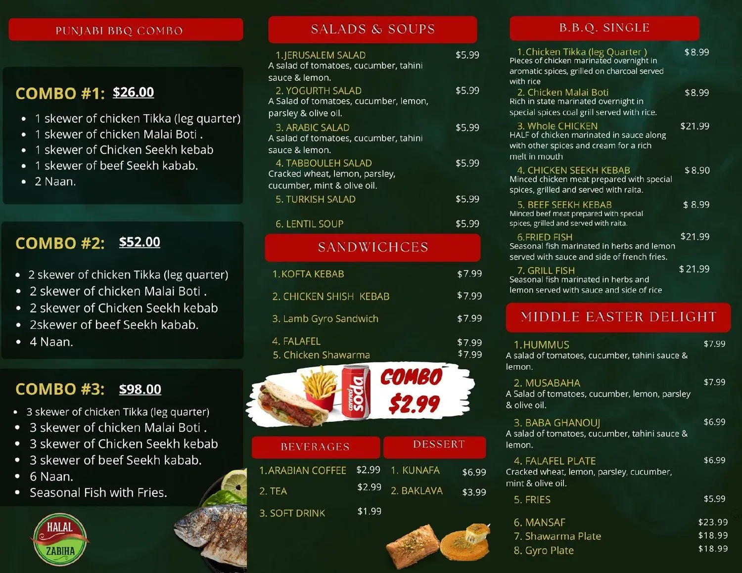 Menu 2