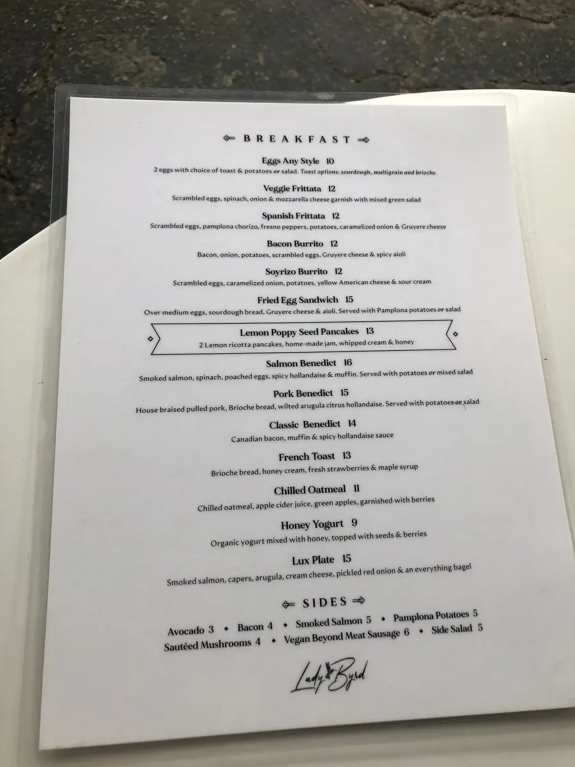 Menu 5