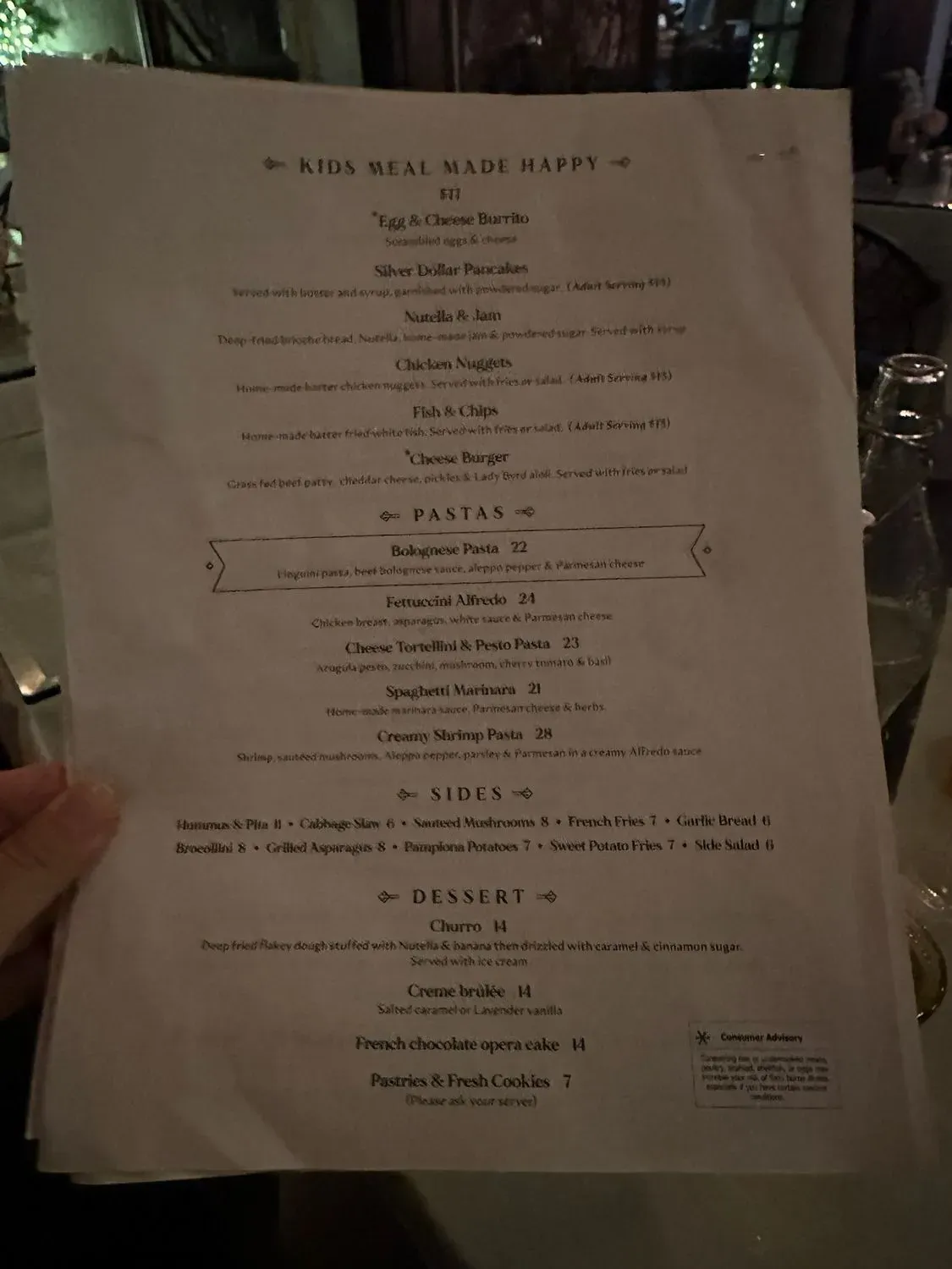 Menu 4