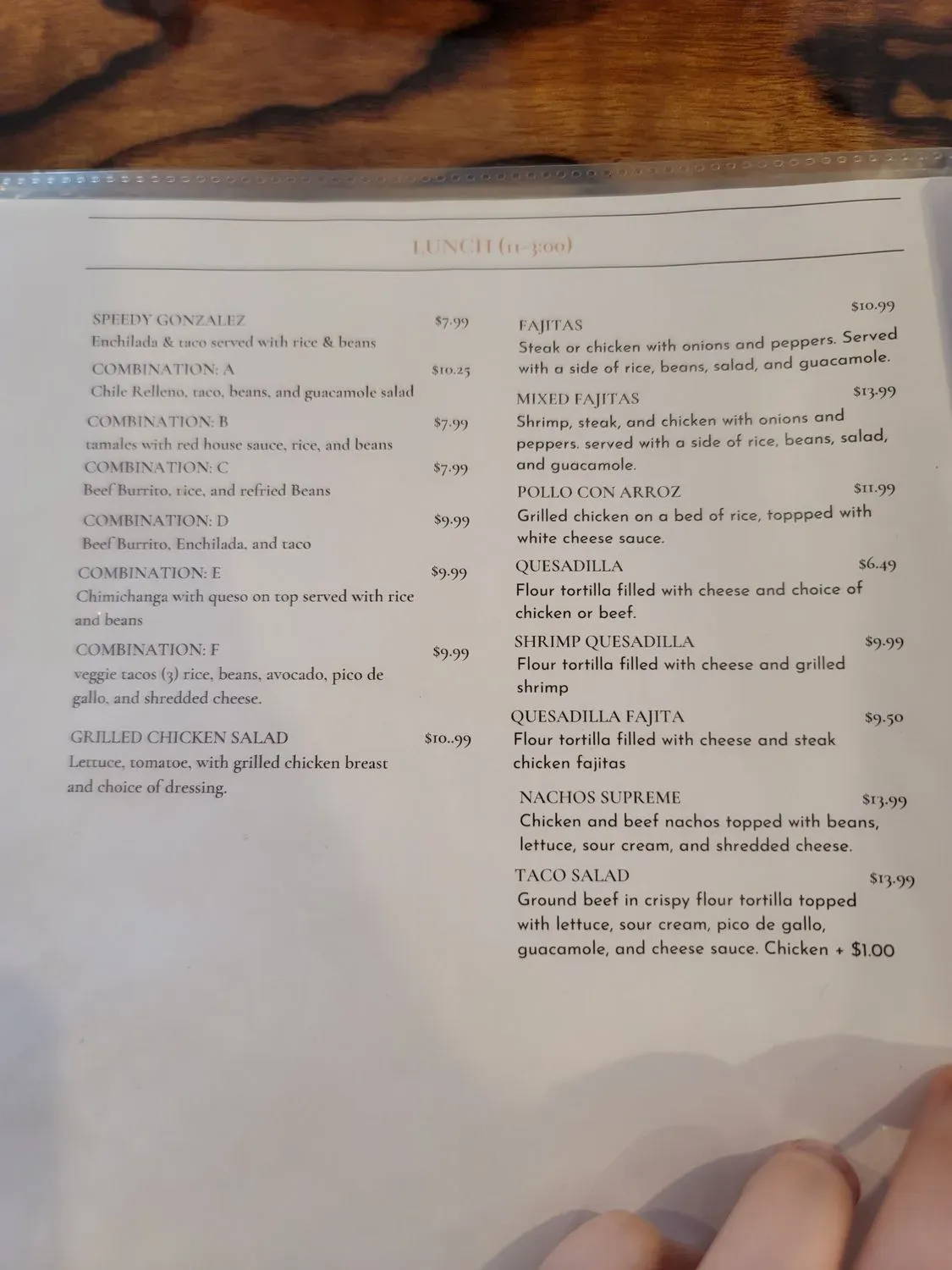 Menu 6