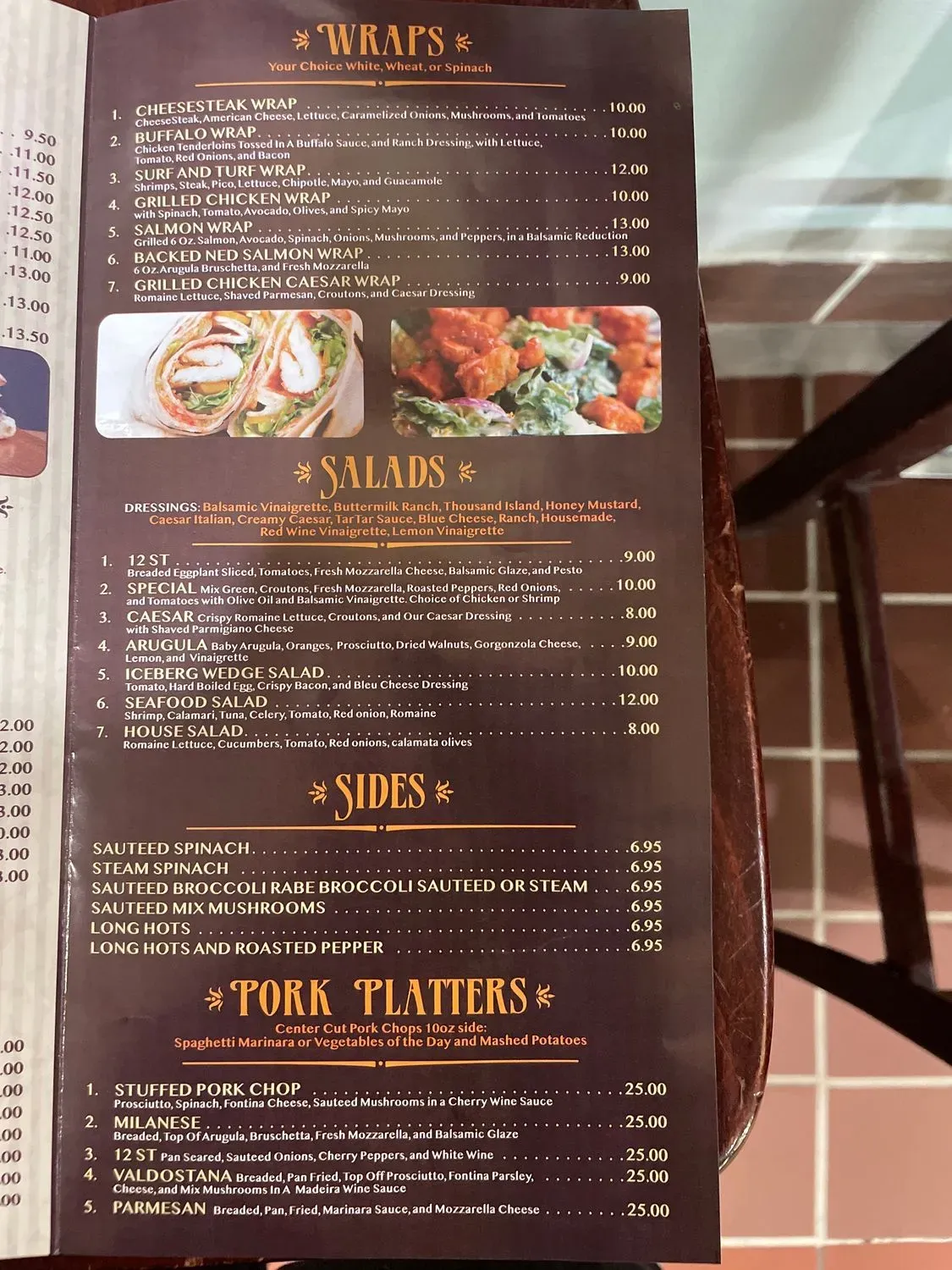 Menu 4