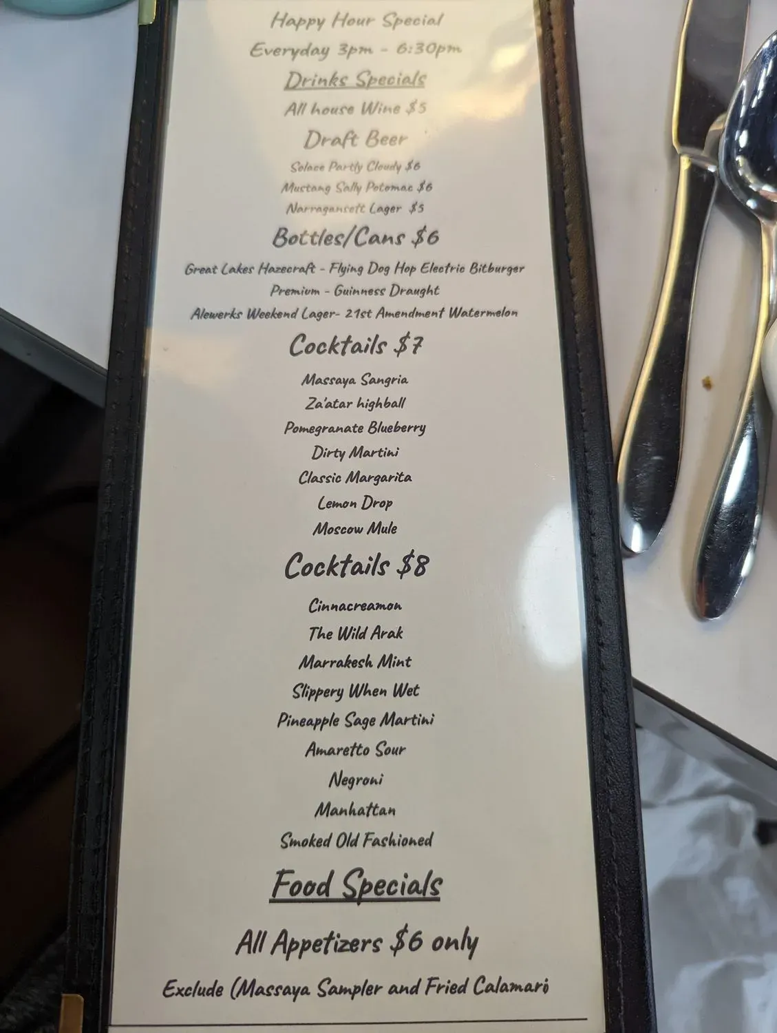 Menu 6