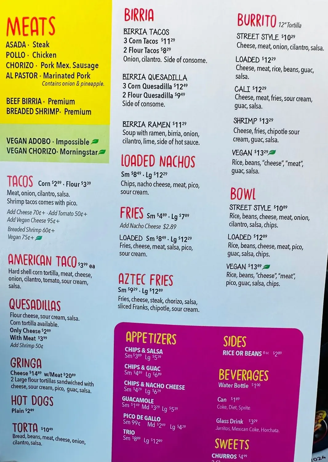 Menu 3