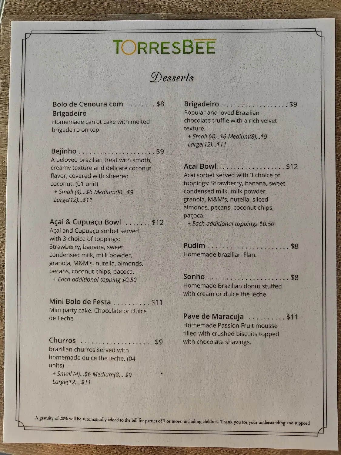 Menu 2