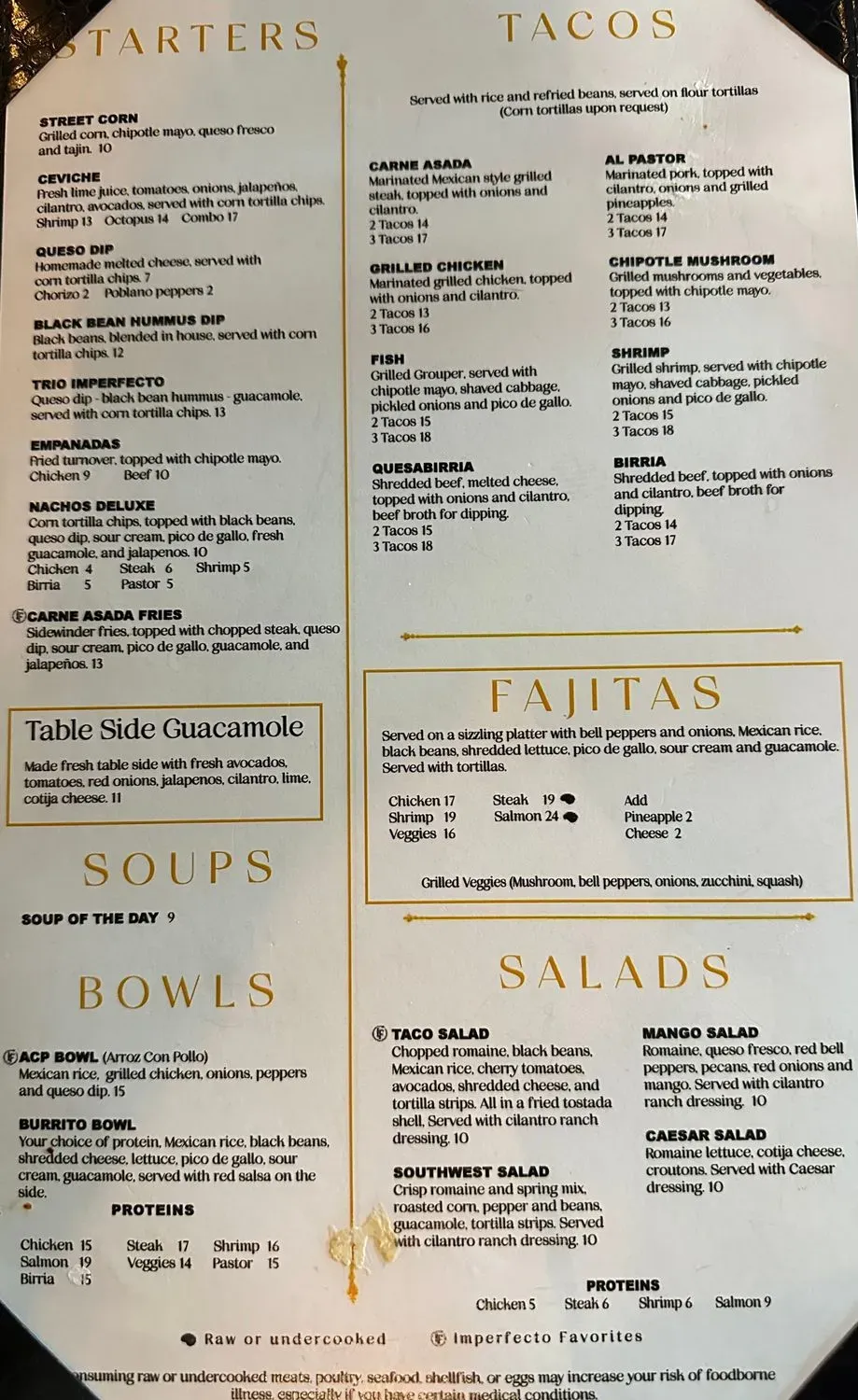 Menu 6