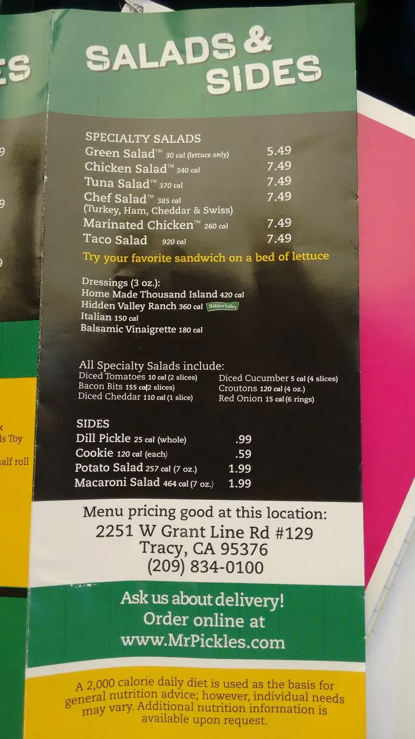 Menu 4