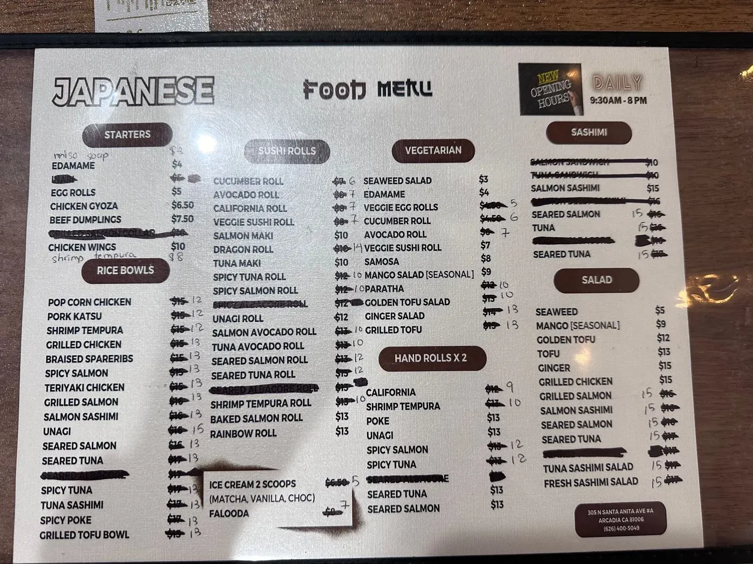 Menu 2