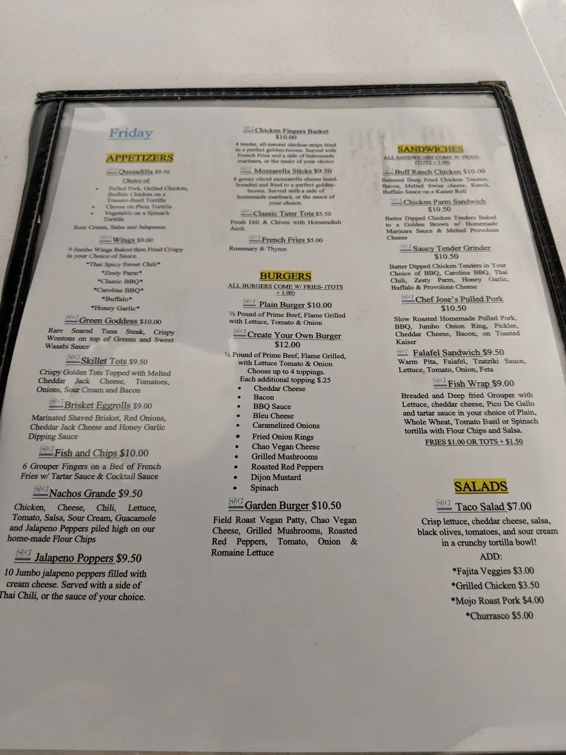 Menu 3