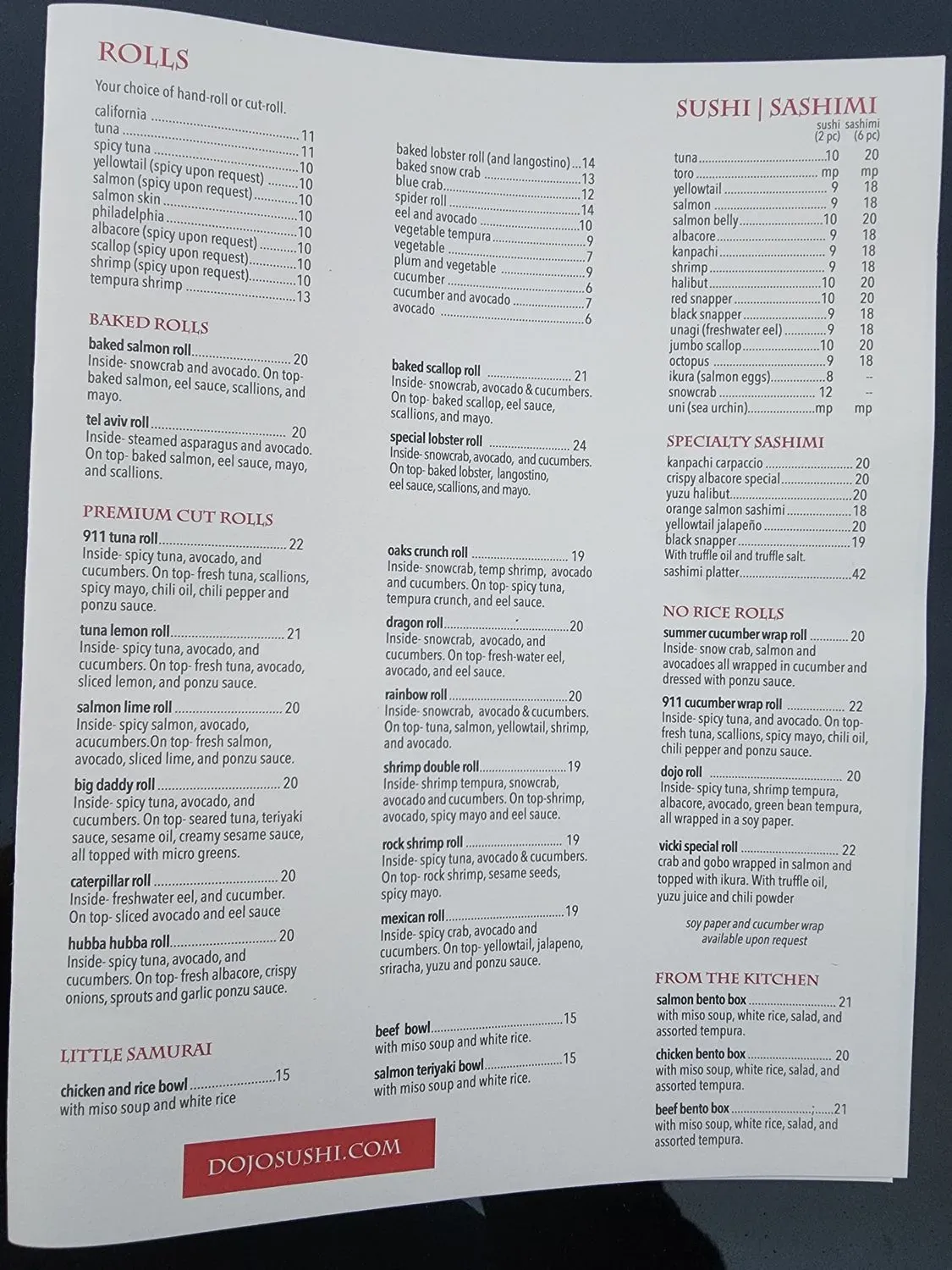 Menu 2