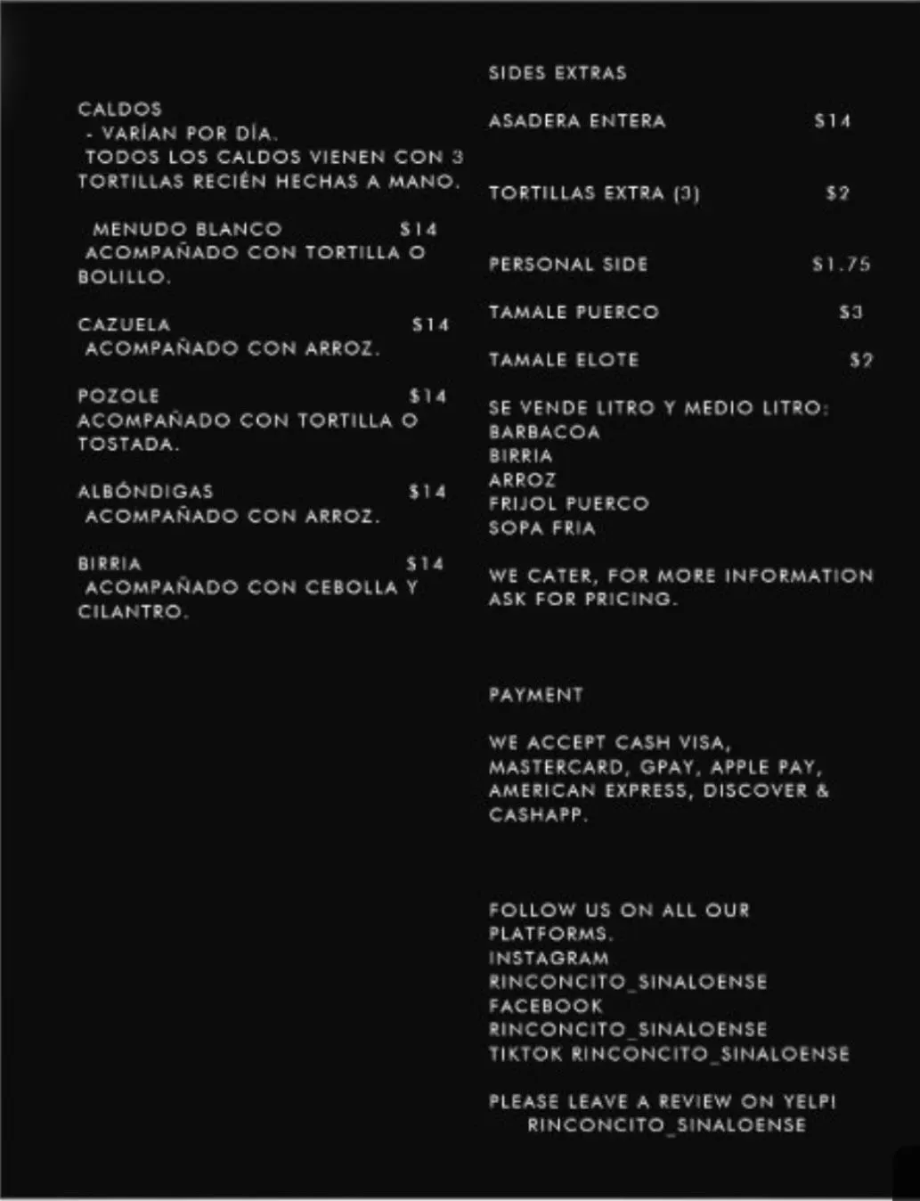 Menu 2