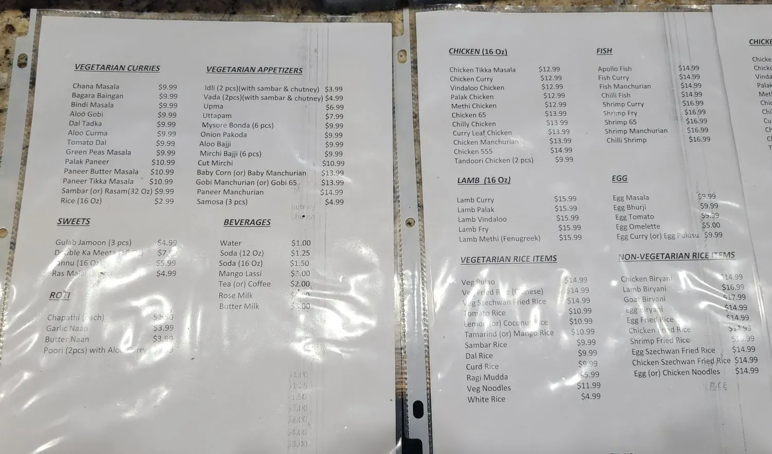 Menu 2