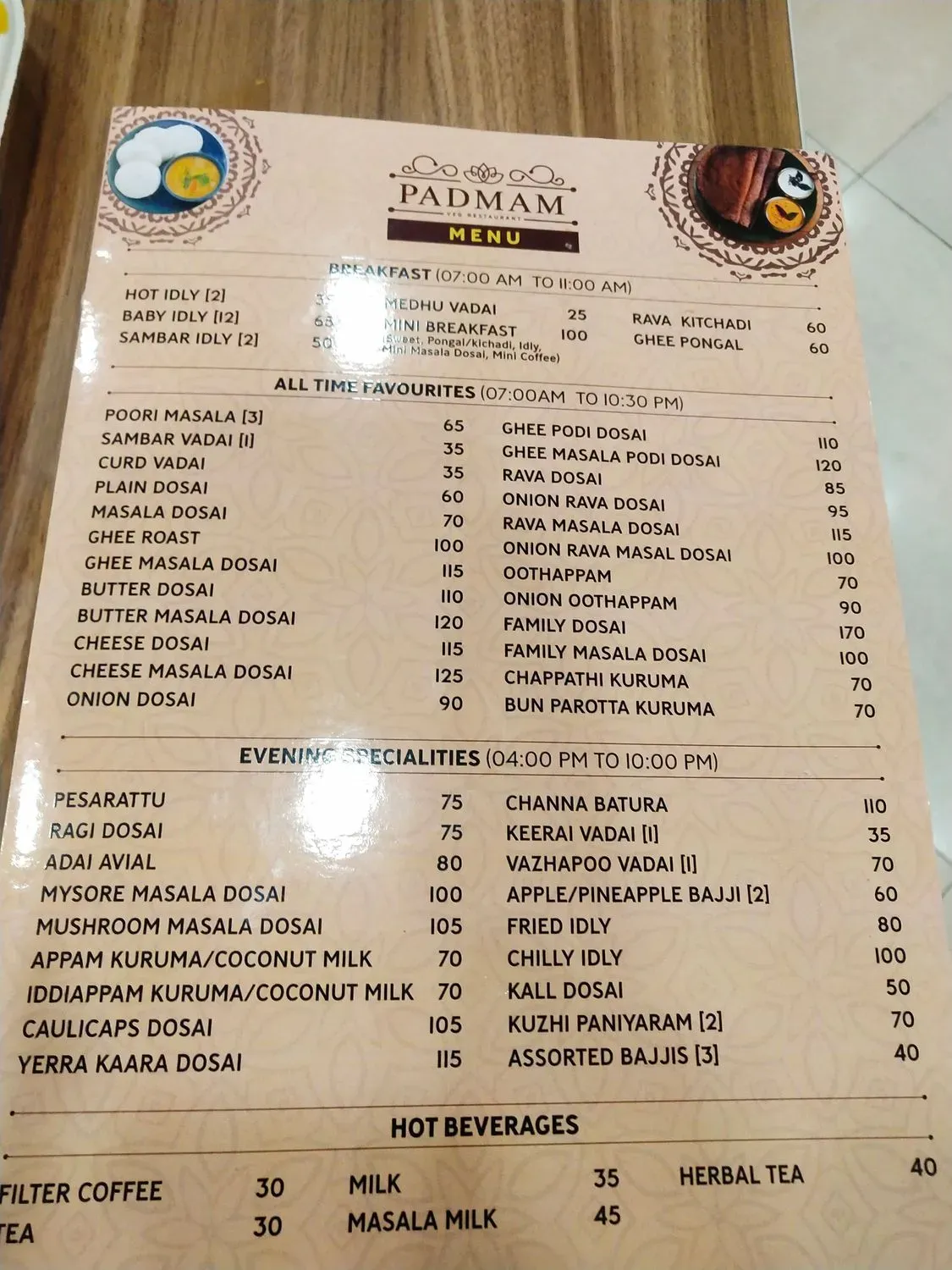 Menu 6