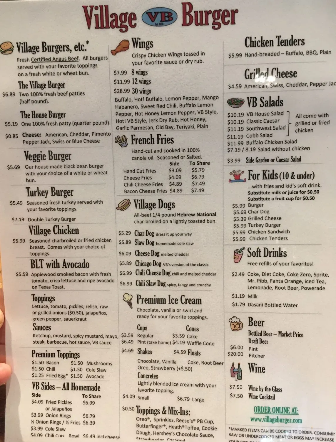 Menu 5