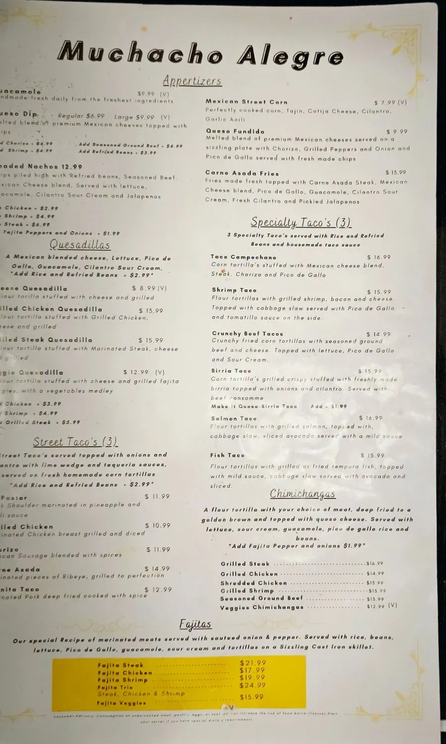 Menu 5