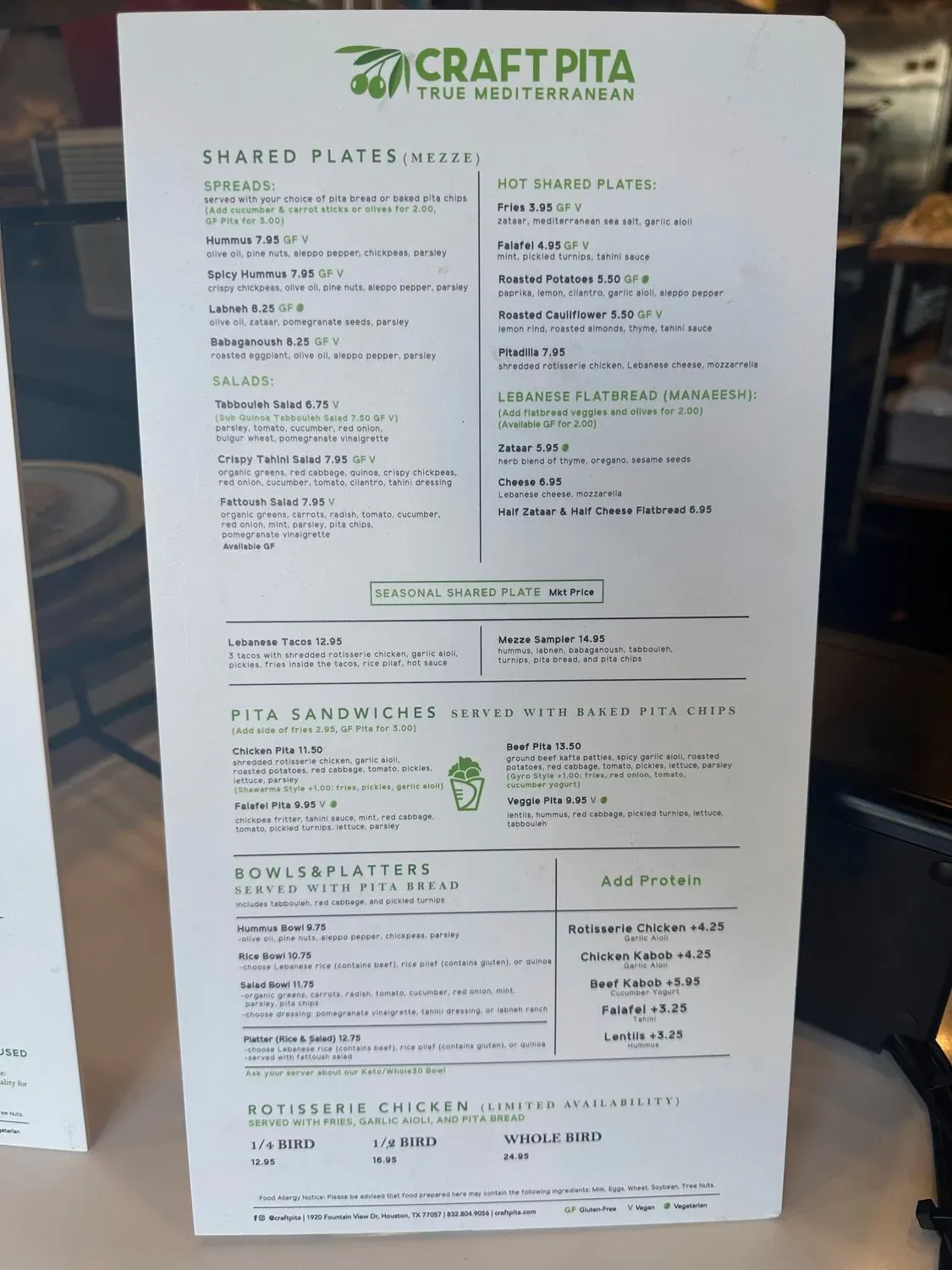 Menu 5