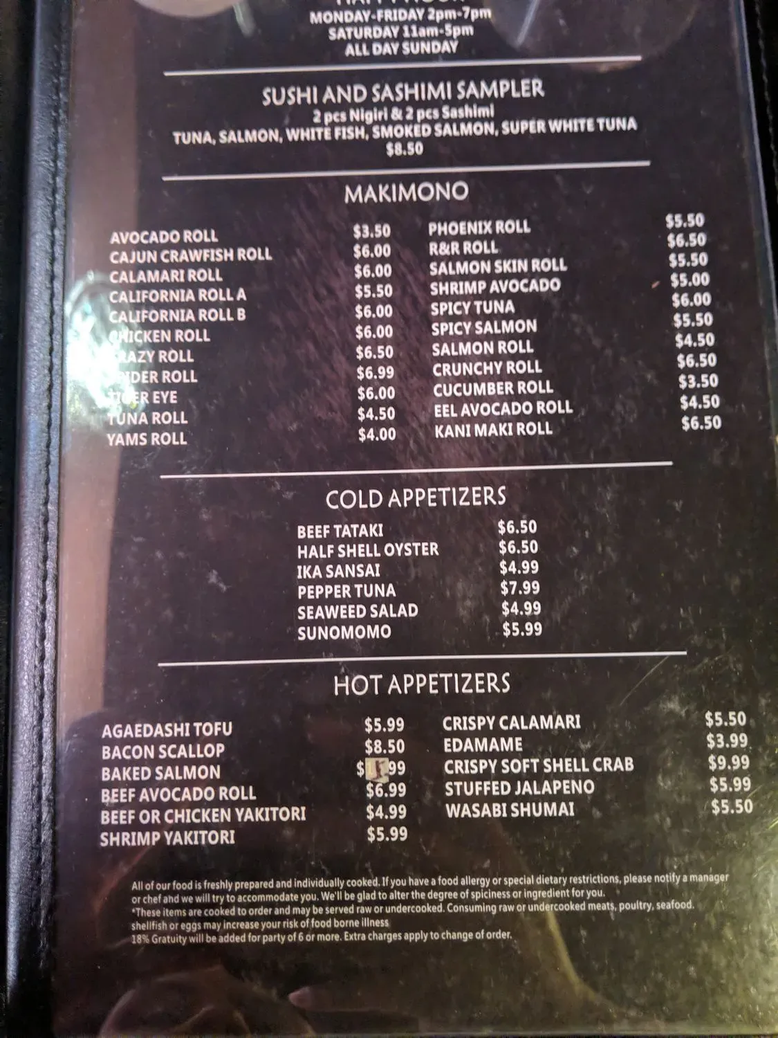 Menu 2