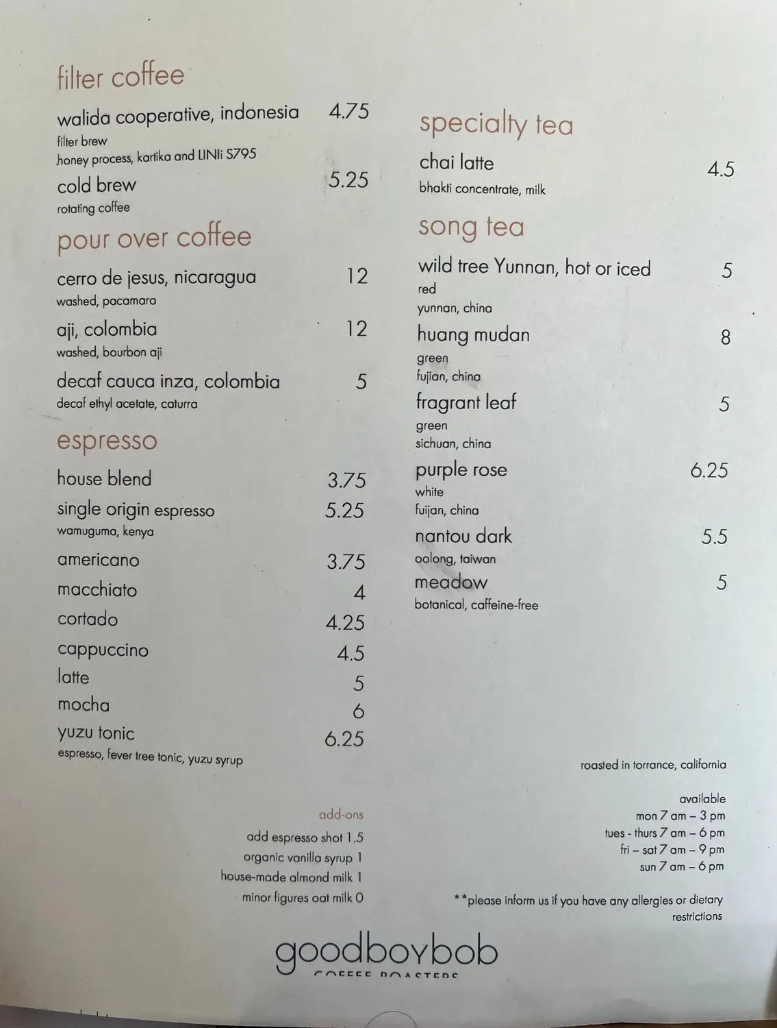 Menu 3