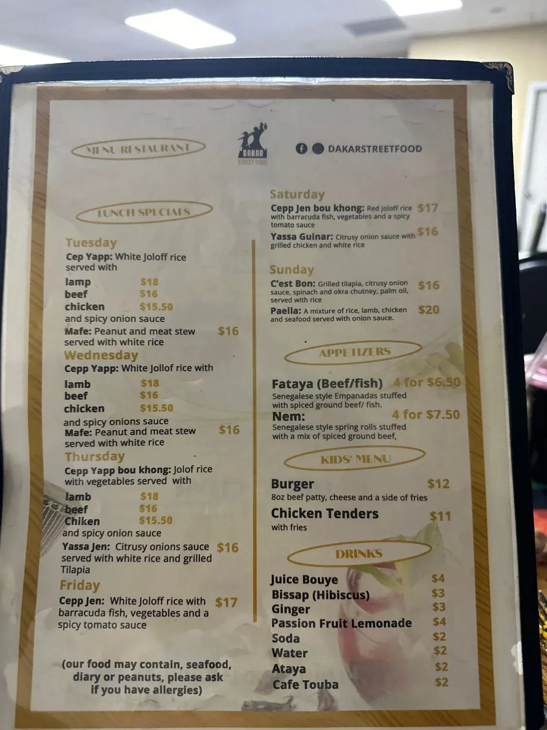 Menu 6