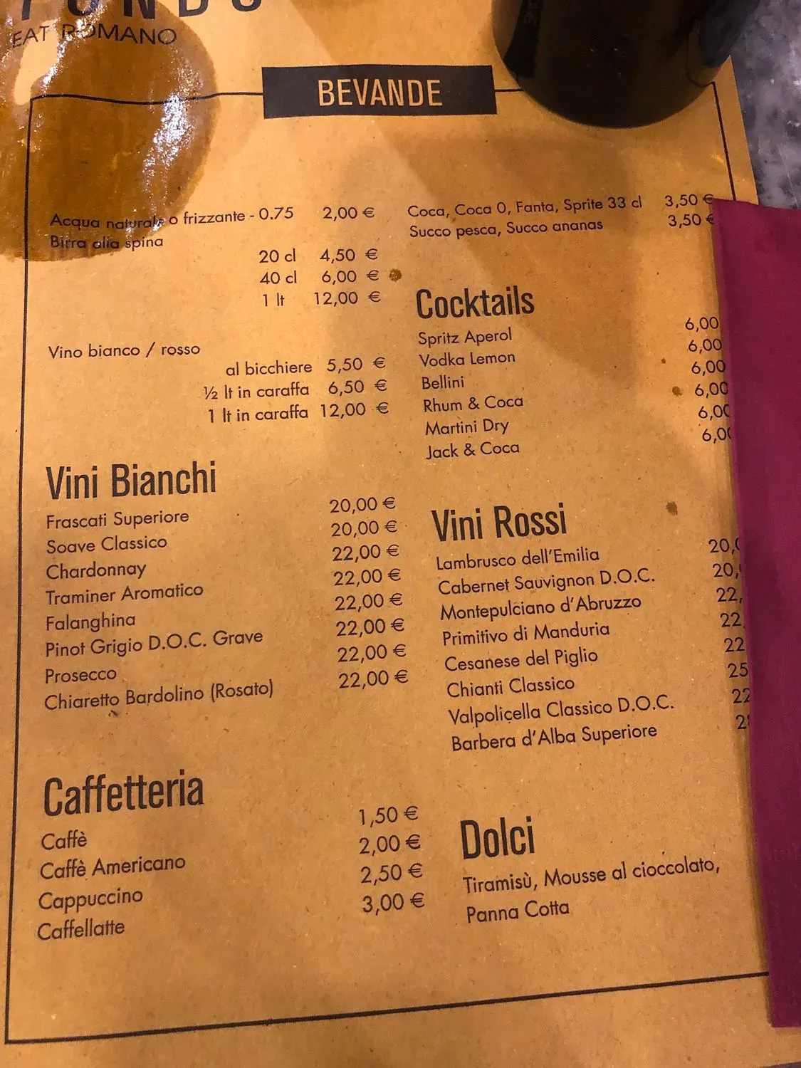 Menu 4