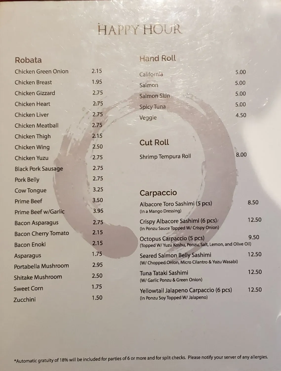 Menu 2