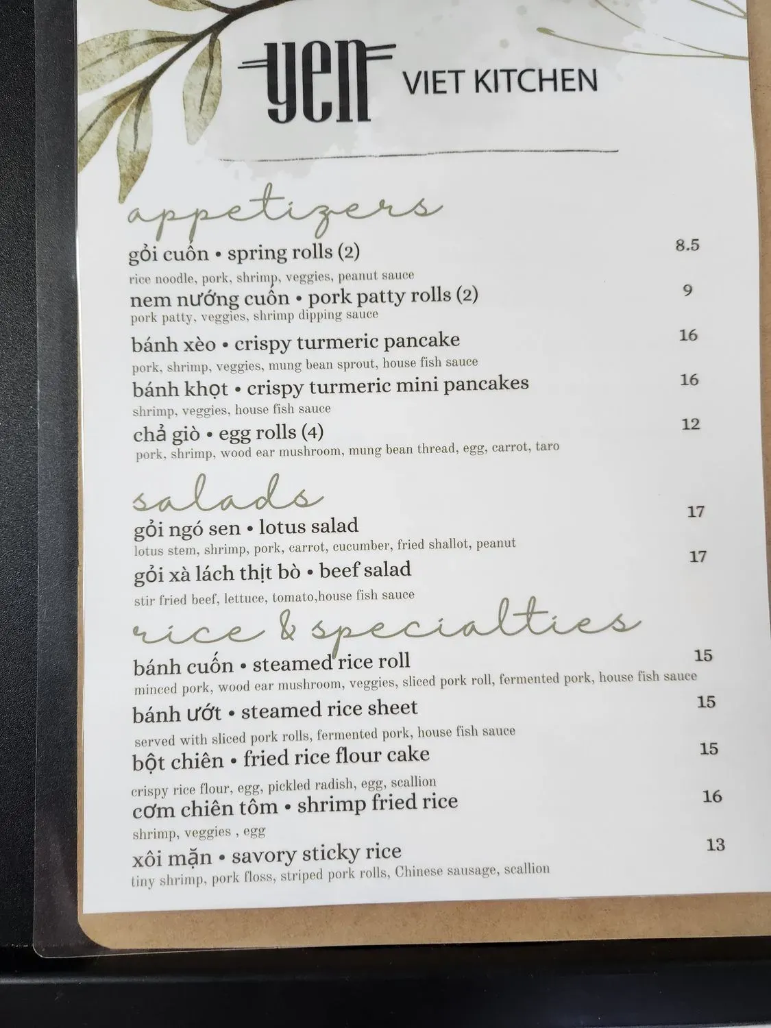 Menu 4